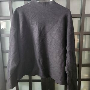 Women's Black Crew Neck Sweater